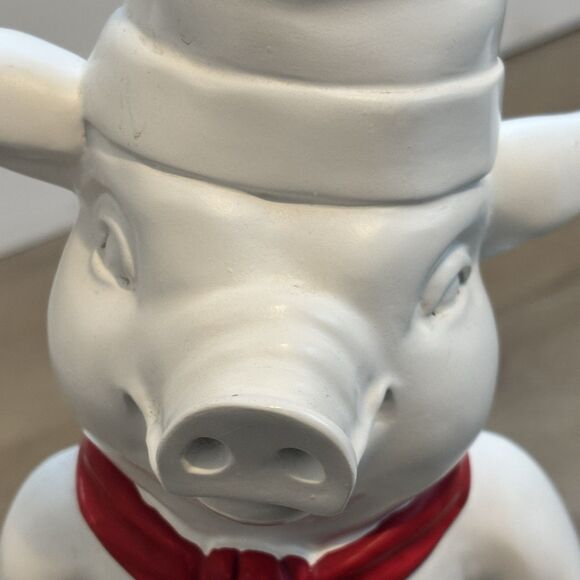 VTG Ceramic Pig Chef Chalkboard 17” Statue Kitchen Decor Figure Menu Board READ - Picture 16 of 16